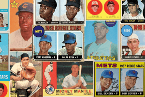 Collection of popular 1960s baseball cards