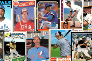 Collection of 1980s baseball cards