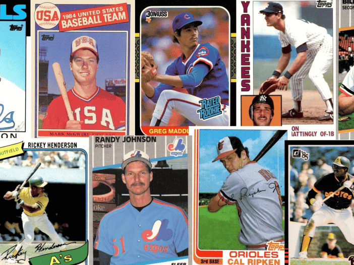 Collection of 1980s baseball cards