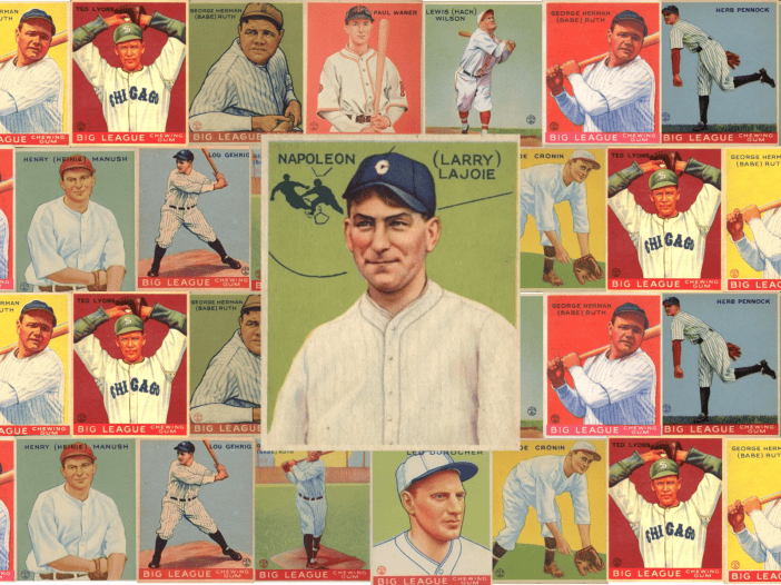 1933 Goudey baseball cards, including Napoleon Lajoie