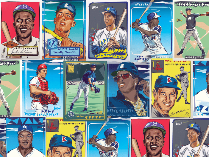 Collection of Project 2020 and Project 70 baseball cards by Naturel