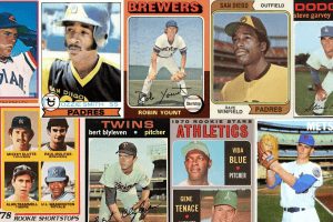 Collection of 1970s baseball cards