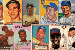 Collection of 1950s baseball cards